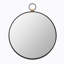 Miroir rond en fer
