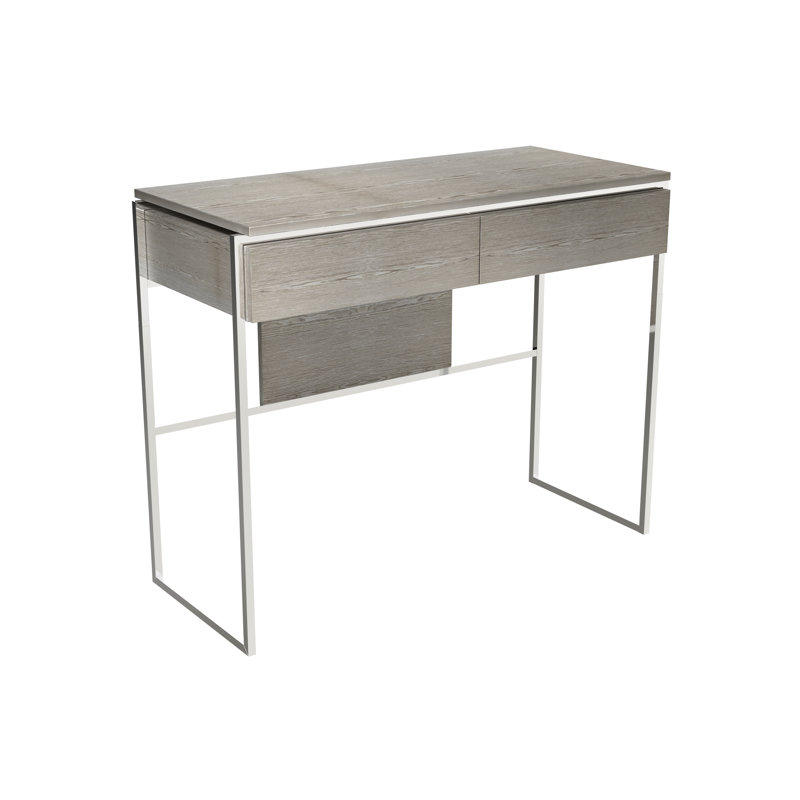 Euclid Dressing Table, Silver