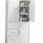 Armoire de rangement haute et large avec portes pour salle de bain / bureau, trois tiroirs, blanc (ancien SKU: N725P331357K / WF299285AAK)