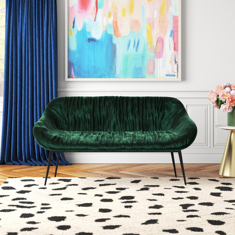 Chrishell 55.5'' Velvet Sofa