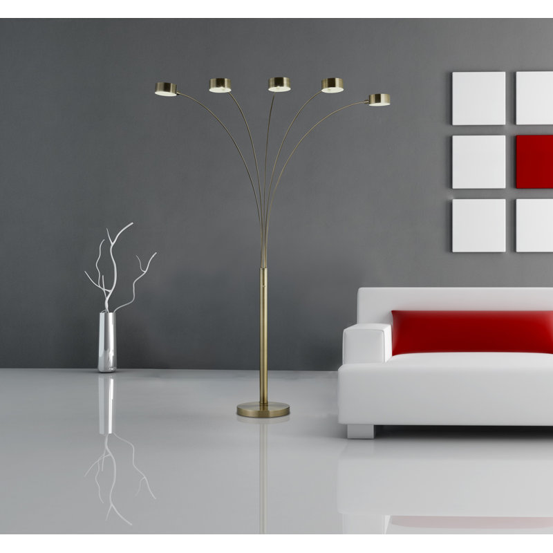 Lampe DEL à 5 arches Artiva Pro avec gradateur, 7 W-3 000 K