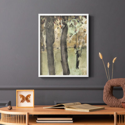 Under the Tree Confetti I, reproduction encadrée - bois massif