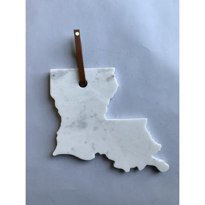 Planche à découper en marbre bidkhome Louisiana