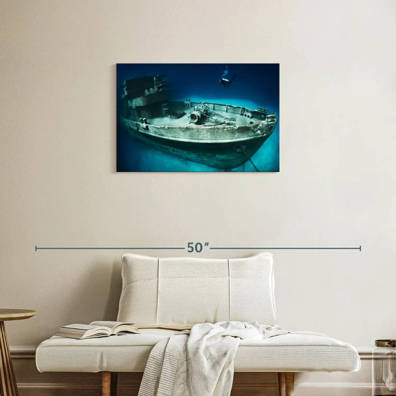 Naufrage de Senne Kittiwake, H 20 po x l 30 po