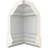 Endurathane Inside Corner for Holmdel Traditional Smooth Crown Moulding, 2 1/4"P x 4"H (matches moulding MLD04X02X04HO), Factory Primed