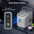 Simzlife 26Lbs. Daily Bullet Ice Countertop Ice Maker Ice Machine With Handle,Self-Cleaning Ice Makers, 26Lbs/24H, 9 Ice Cubes Ready In 6 Mins For Home/Kitchen/Bar/RV/Party/Camping-106240012