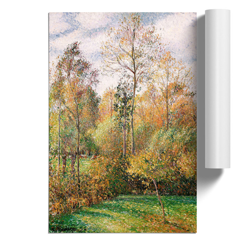 Autumn Wood by Camille Pissarro - Frameless Print, 59cm H x 42cm W x 0.1cm D