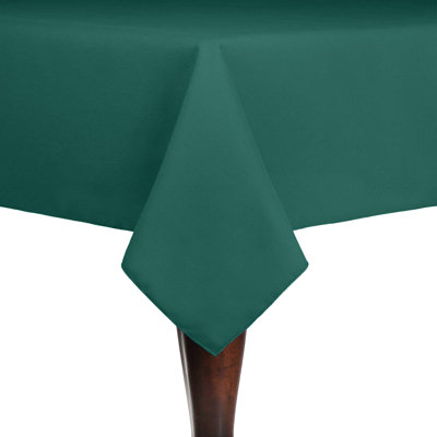 Yasser Eider & Ivory™ -10 Pack- Cotton-Feel 54 X 120-Inch Rectangular Fine Dining Tablecloth, Hunter Green