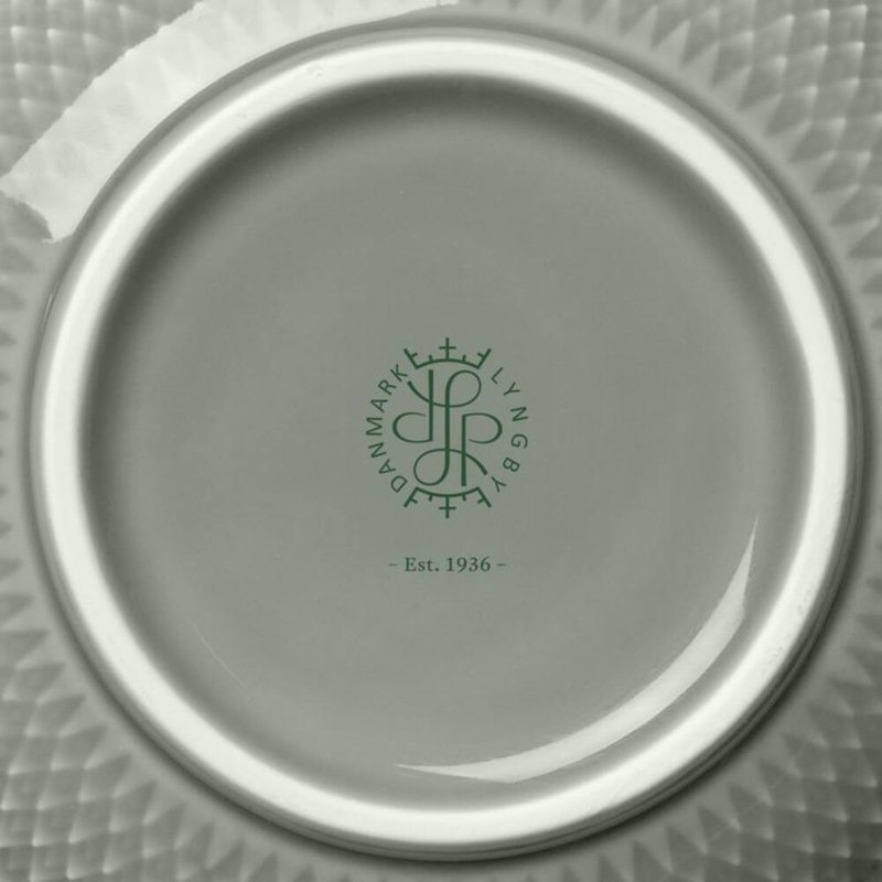 Rhombe Earth Porcelain Rice Bowl, Green