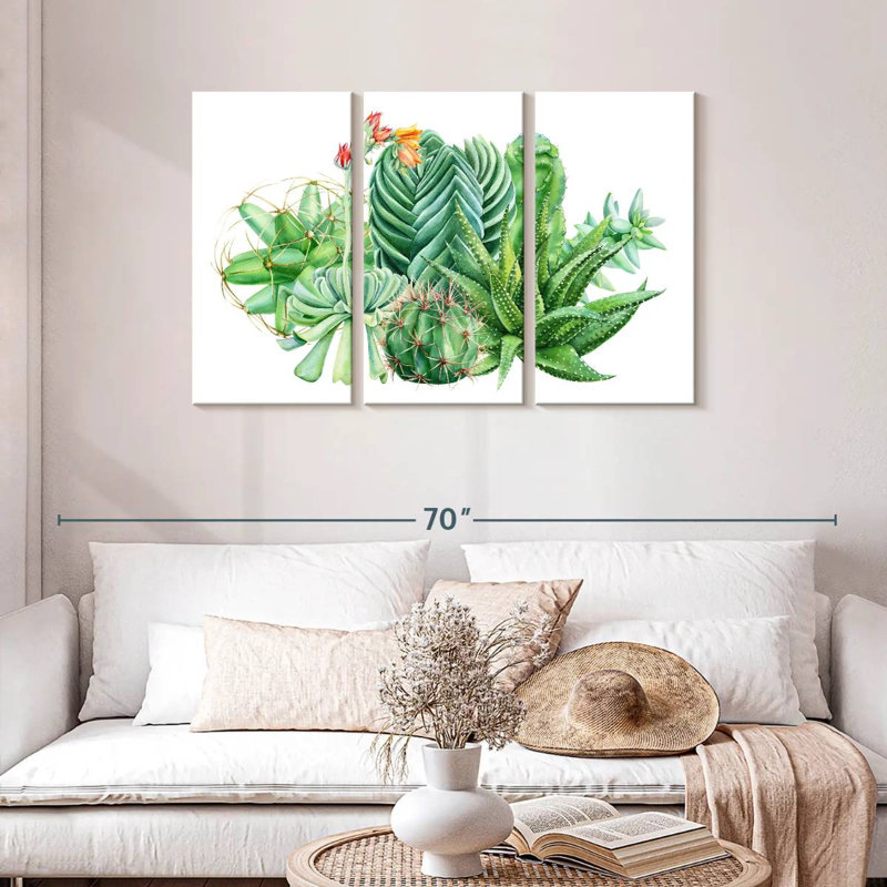 Harnek Pleasing Succulent Plants, 28" H x 45" W