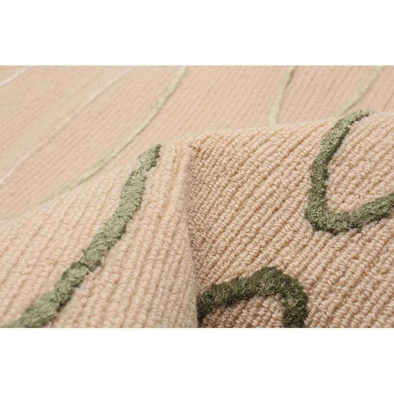 Kayzia Wool Geometric Indoor Rug