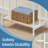 VASAGLE Standing Towel Racks, White