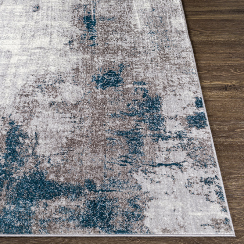 Cornwell Abstract Indoor Rug, Rectangle 6'7" x 9'