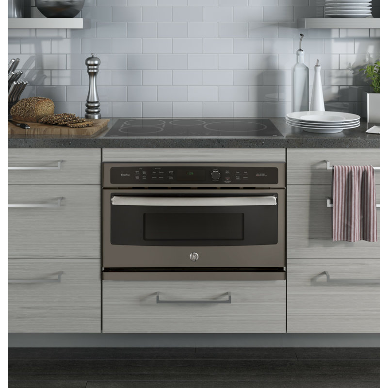 Advantium 29.75" Convection Electric Single Wall Oven, Slate