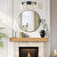Éclairage pour meuble-lavabo moderne Alysa avec abat-jour en verre bullé-1155778229-1155778224