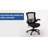 Regent Park Ergonomic Swivel Task Chair with Roller Wheels & Flip Up Arms-74891229-76079123