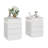 Elsun Nightstand with Wireless Charging Station, LED Light and 3 Drawers-92543925