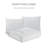 Anne Klein Torringford White Dobby Woven Full/Queen 3-Piece Quilt Set-98529782-98529781