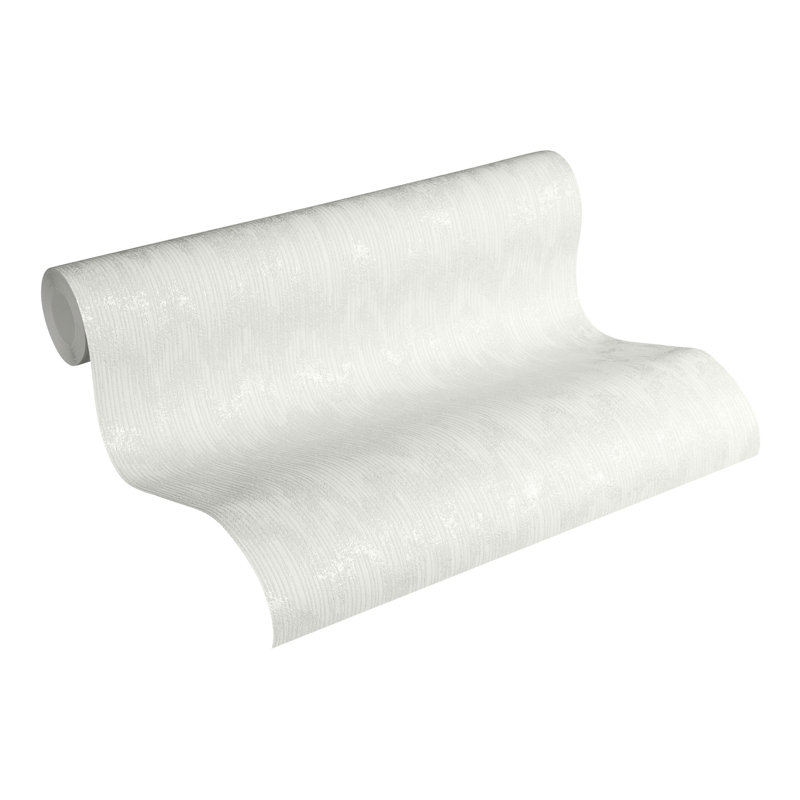 Thundelarra 10.05m x 53cm Textured Roll, Light Grey/Silver