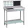 Wooden Potting Bench Work Table with 3 Removable Wheels