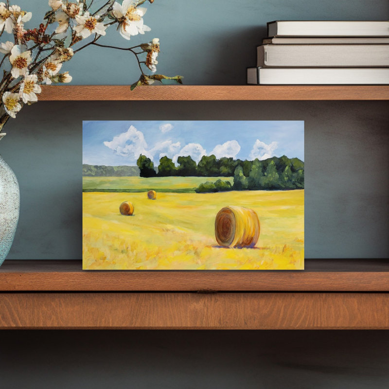 Golden Hay Field, H 12 po x l 18 po