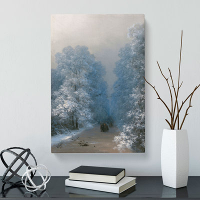 Winter Landscape by Ivan Aivazovsky - Wrapped Canvas