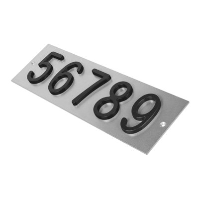 Plaque d'adresse horizontale Amgo