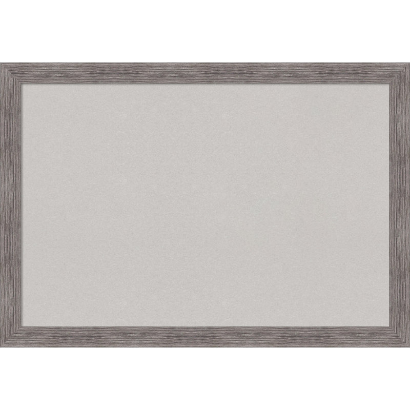 Petit tableau d'affichage mural en liège mural, 27 po x 39 po, Gris foncé