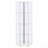 4-Shelf Hexagonal Clear Glass Curio Cabinet-189514549