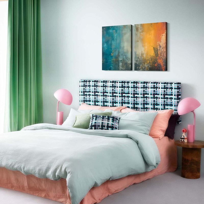 2 Piece Wrapped Canvas Wall Art