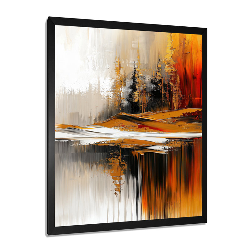 Olajide - paysages, impressions sur toile, Noir, noir, noir, noir, H 20 po x l 12 po, Reproduction encadrée d'une seule photo