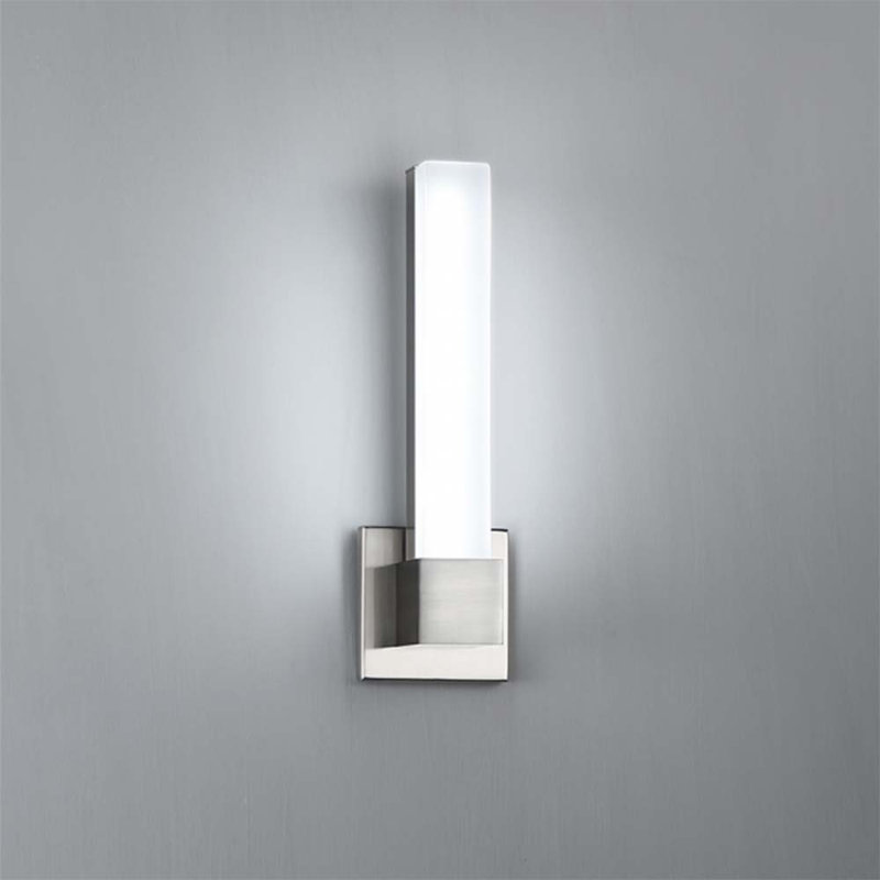 Forgey 1 - Light LED Armed Sconce, Brush Nickel