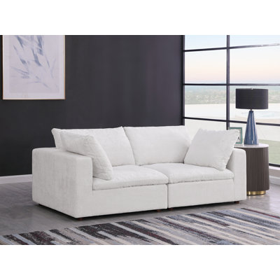 Causeuse modulaire Jeppesen - Revêtement en tissu Belfast véritable