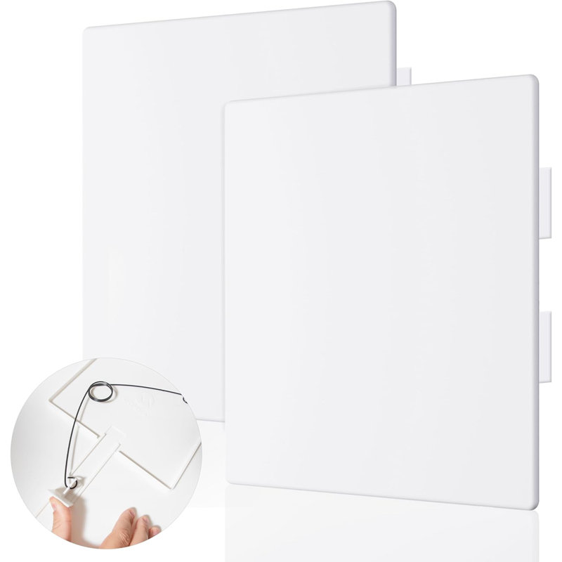 Morvat 12x12 Adjustable Spring Access Panel for Drywall & Ceiling, 2 Pack