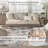 Rug, Modern Abstract Washable Hallway For Kitchen Laundry Room, Ultra-Thin Soft Non-Slip Rug For Entryway Bedroom (Grey/Rust)-1773044352