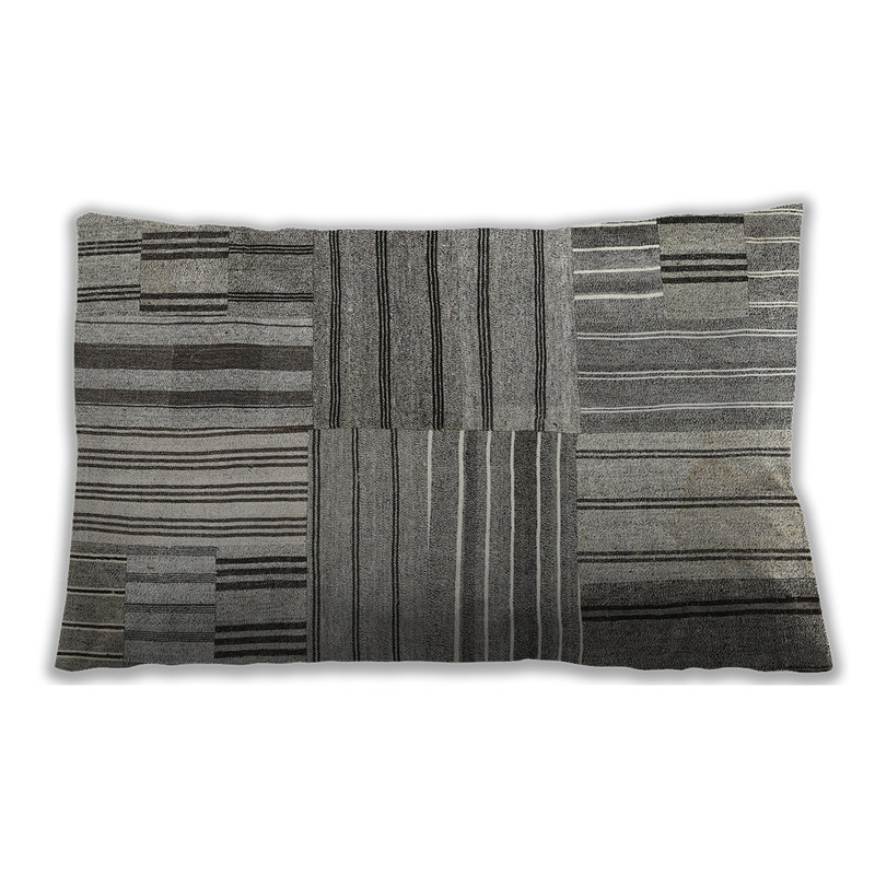 Geometric Microsuede Throw Pillow