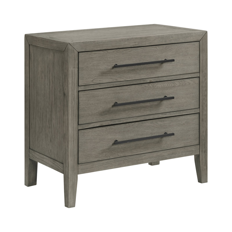 Table de chevet Brentson, Gris