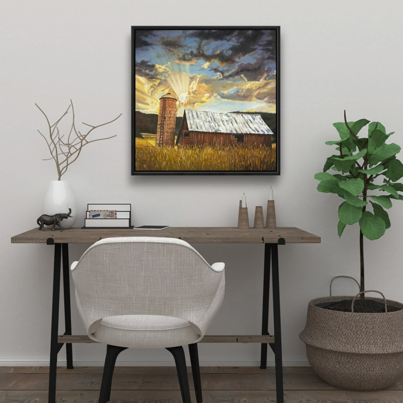 Impression sur toile Hay Hay Barn