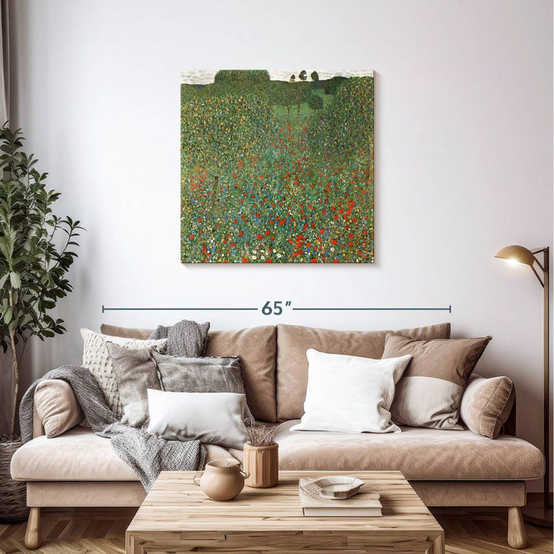 A Field Of Poppies 1907, H 36 po x l 36 po