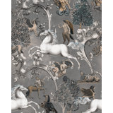 The Transylvanian Manor Toile Wallpaper Roll