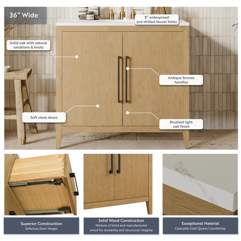 Alsup 36'' W Single Vanity