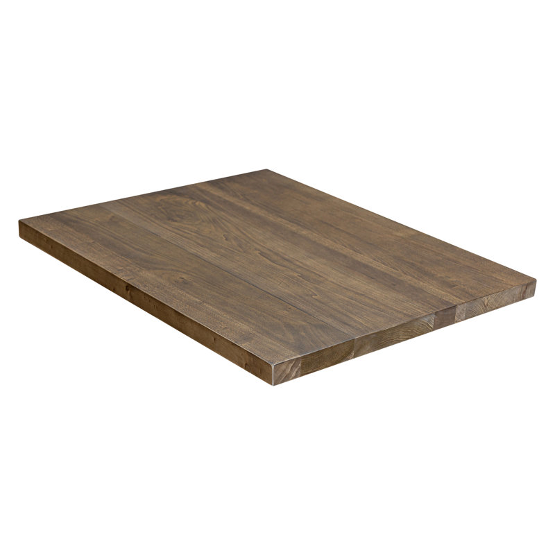 Ivy Square Table Top, 24" H x 24" L x 1.5" W, Brown
