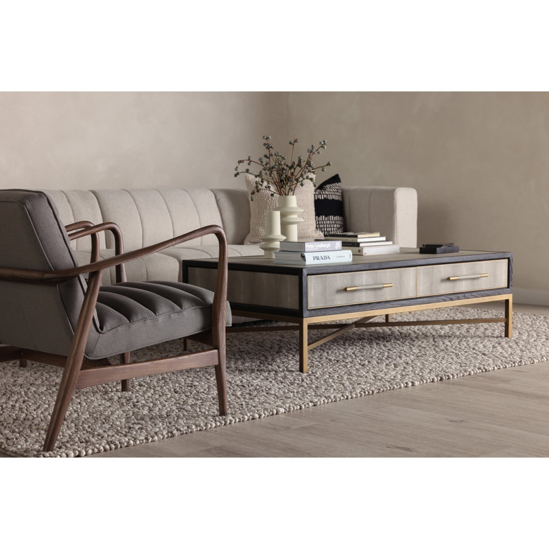 Meera 4 Legs Coffee Table with Storage