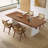 Elegant table set in solid wood-108514549