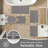 5 Piece Soft Absorbent Microfiber Bath Rug Set With Non-Slip Backing-389867973