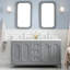 Queen 60" Double Bathroom Vanity Set with Mirror-239915528