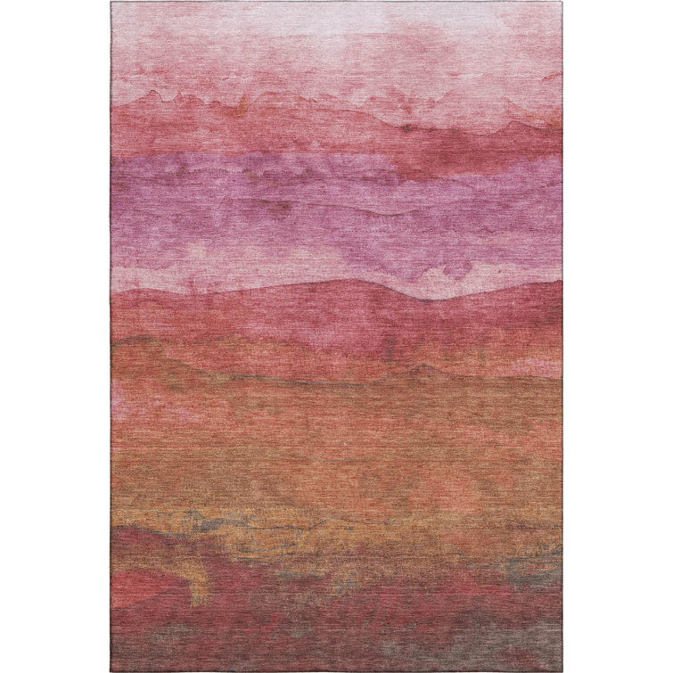 Premium Machine Washable Mehara AMF1699 Stripes Rug