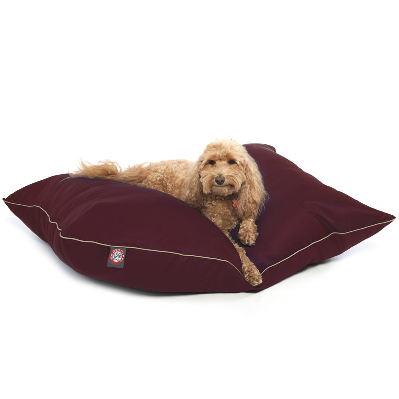 Coussin Super Value, Moyen (l 35 po x P 28 po x H 7 po) ;, Bourgogne