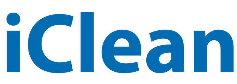 Décalcomanie murale à linge iclean, H 6 po x l 24 po x P 0,01 po, Bleu azur