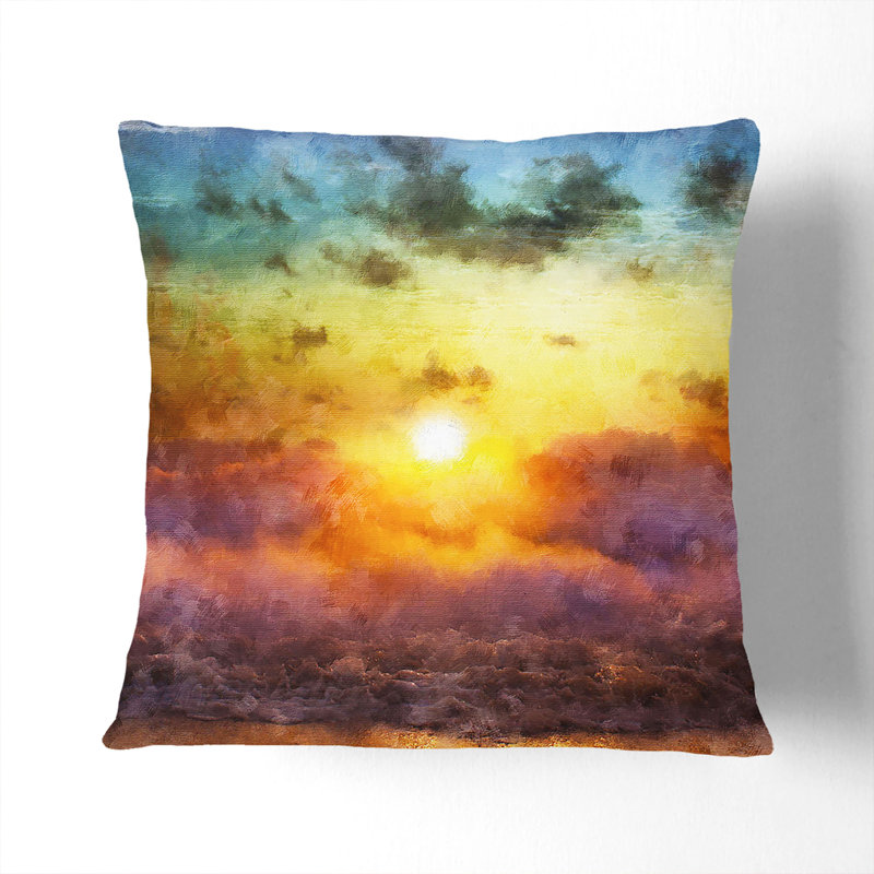 Square Throw Cushion, White, 40cm H x 40cm W x 15cm D